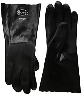 Boss Gloves Black Sandy Pvc ® 14 (Large)