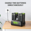 Greenworks 80V 8Ah Dual Port Charger (80V)