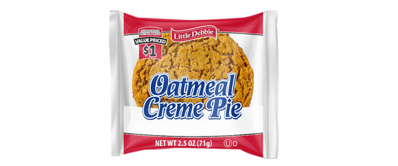 Little Debbie Oatmeal Creme Pies (2.5 oz - single serve)