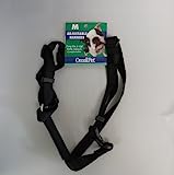 Leather Brothers Kwik Klip Adjustable Dog Harness Medium Black (Medium, Black)