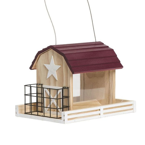 Perky-Pet® Star Barn Wood Chalet Bird Feeder