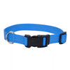 Coastal Adjustable Dog Collar with Plastic Buckle (Medium - 3/4 X 14-20, Blue Lagoon)