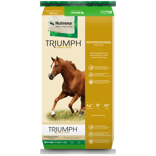 Nutrena® Triumph® Professional Horse Feed Pellet (50 Lb)