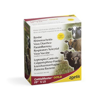 Zoetis CattleMaster Gold FP5 L5 Cattle Vaccine 125mL/25 Dose (25 Dose)