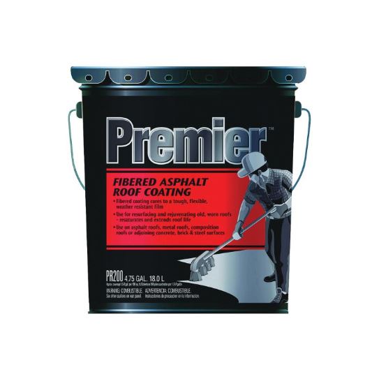 Henry Premier Fibered Asphalt Roof Coating (4.75 gal)