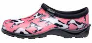 Sloggers® Women’s Waterproof Comfort Shoes (Size 6, Bubblegum Pink Cowbella)