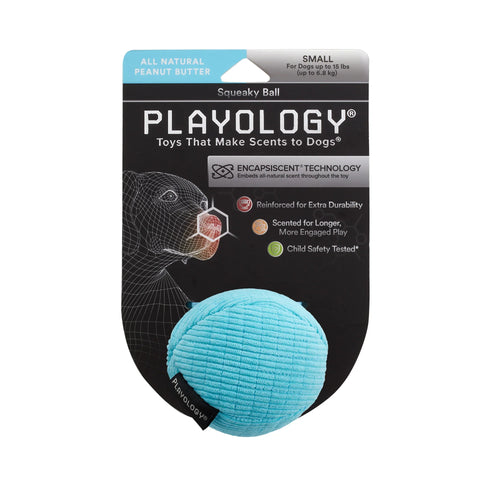 Playology Plush Squeaky Ball Dog Toy