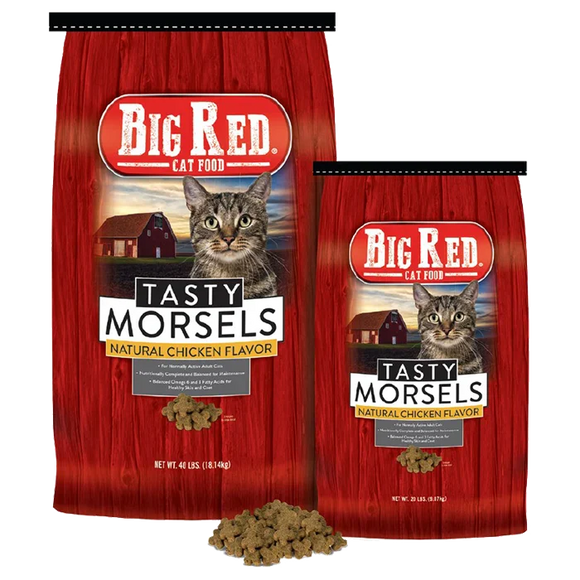 Big Red® Tasty Morsels Cat Food (40 lbs)