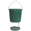 FARM INNOVATORS OVERSIZED HEATED FLAT-BACK BUCKET (5 GALLON, GREEN)