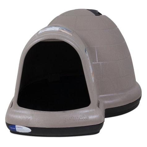 Petmate Indigo Dog House (Taupe/Black, Medium)