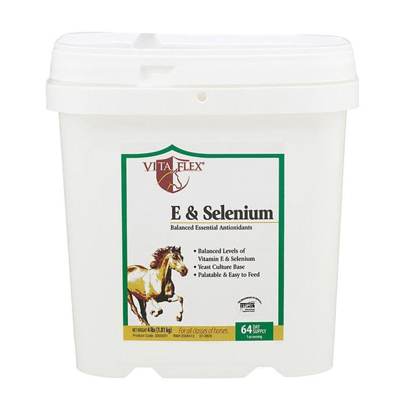 VITA FLEX E & SELENIUM ANTIOXIDANT SUPPLEMENT FOR HORSES (4LB/64 DAY)