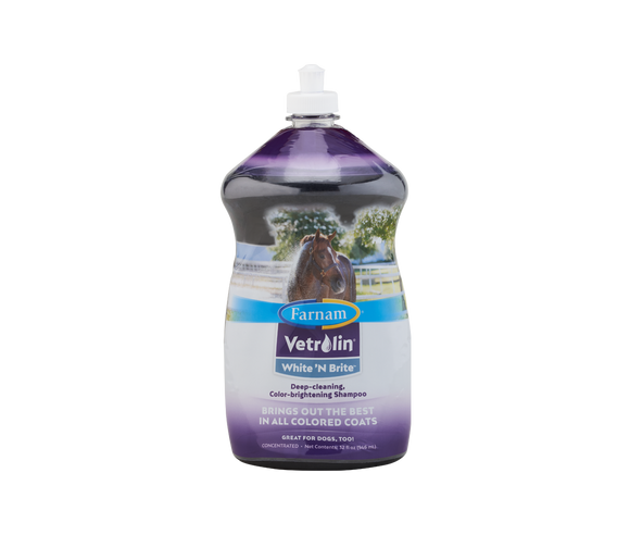 Farnam Vetrolin White 'N Brite Color-Brightening Shampoo (32 OZ)