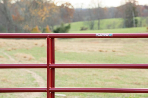 Tarter Steelmax Stock Gate (12 Ft (RRB12) - Red)