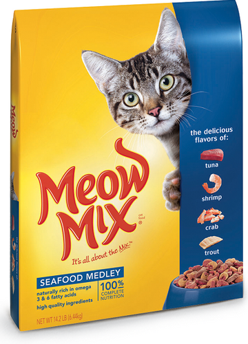 Meow Mix Seafood Medley Dry Cat Food