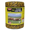 Electric Fence Wire, Yellow & Black Aluminum & Fiberglass, 656-Ft.