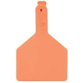 Cow Tag, Orange, 3 x 4.5-In., 25-Pk.