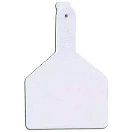 Cow Tag, White, 3 x 4.5-In., 25-Pk.