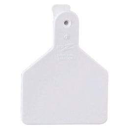 Calf Tag, White, 2-3/8 x 3-1/4-In., 25-Pk.